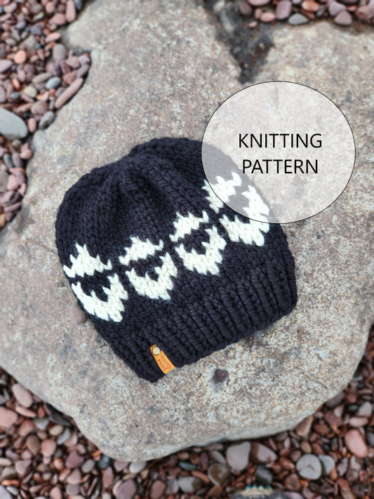 Thunder Bay Beanie Knitting Pattern
