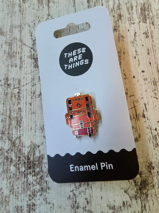 Take A Hike Enamel Pin