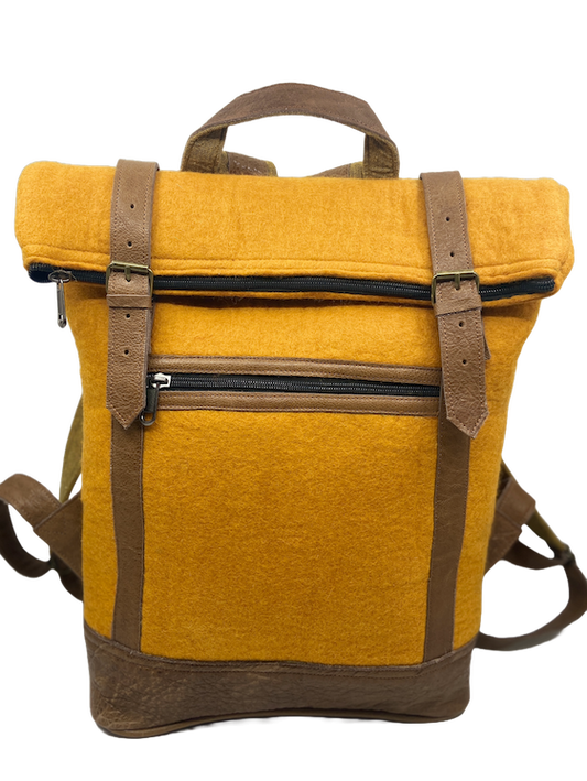 Felt Backpack | Turmeric
