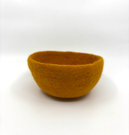 Large Felt Bowl | Turmeric
