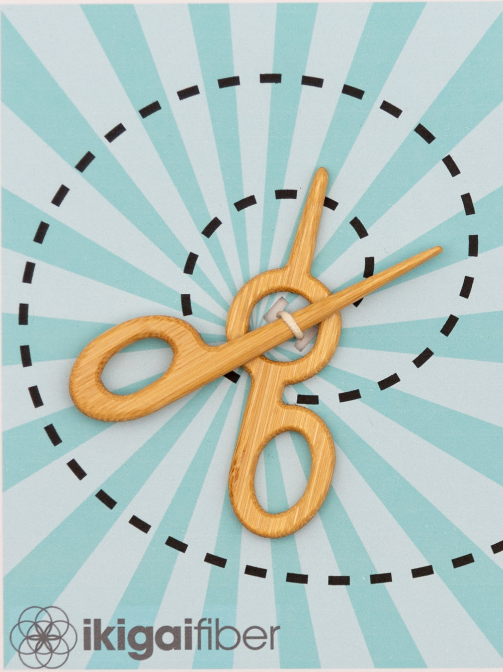 Ikigai Fiber Shawl Pin | Scissors