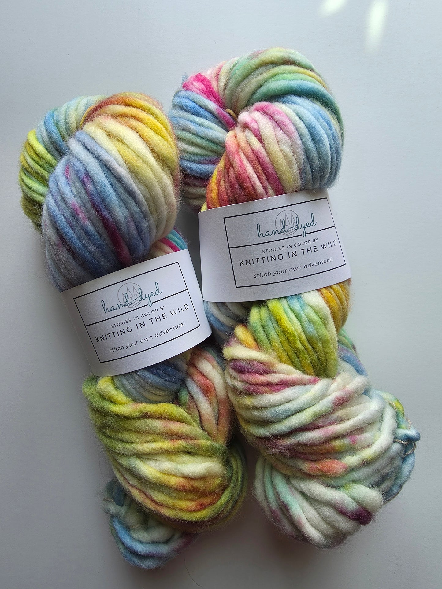 Knitting In The Wild Hand Dyed Yarn | Super Bulky | Waterlily Pond