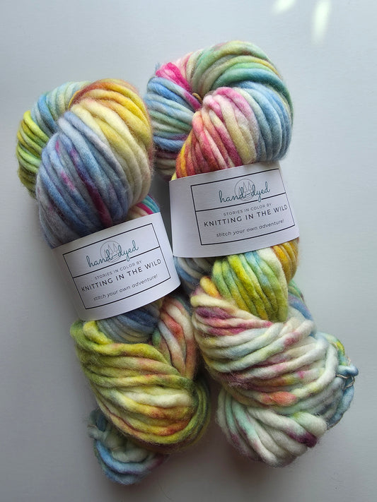 Knitting In The Wild Hand Dyed Yarn | Super Bulky | Waterlily Pond