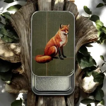 Small Woodland Fox Notions Tin