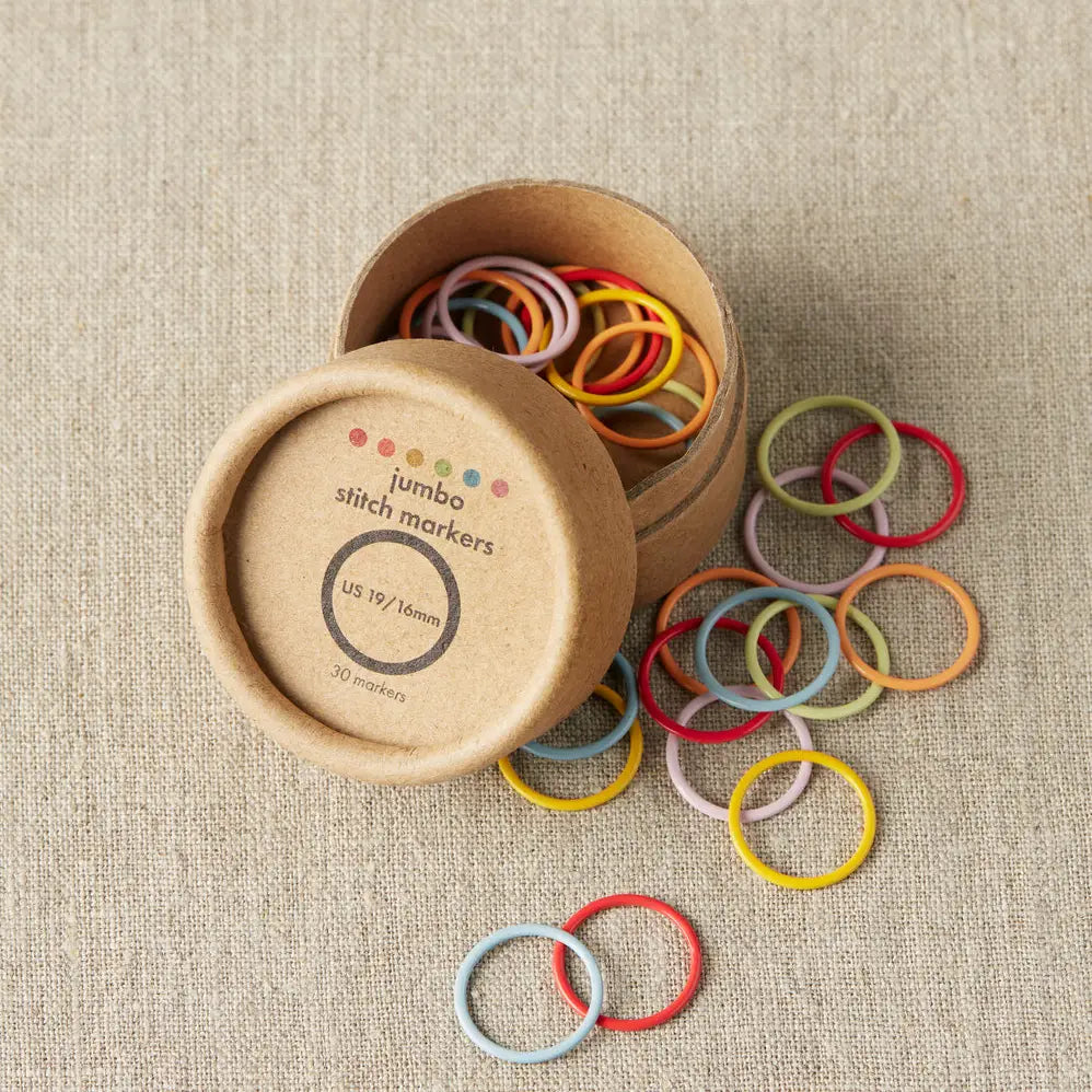 Cocoknits Colorful Ring Stitch Markers, Jumbo