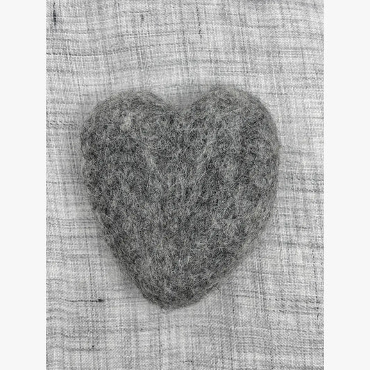 Felt Hearts | Grey