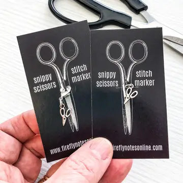 Snippy Scissors Stitch Marker, Removable, (Single Stitch Marker)