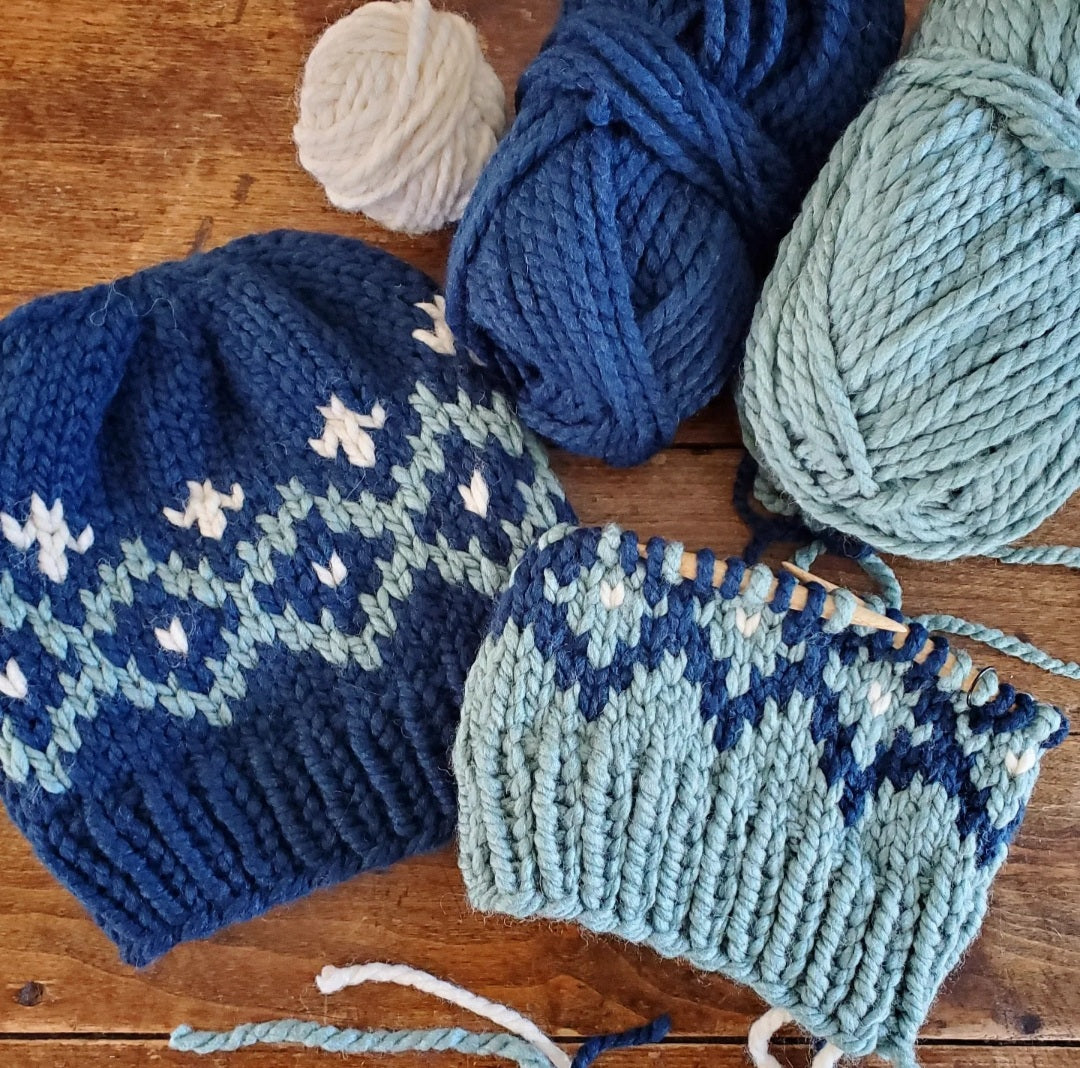 Devil's Kettle Hat Knitting Pattern