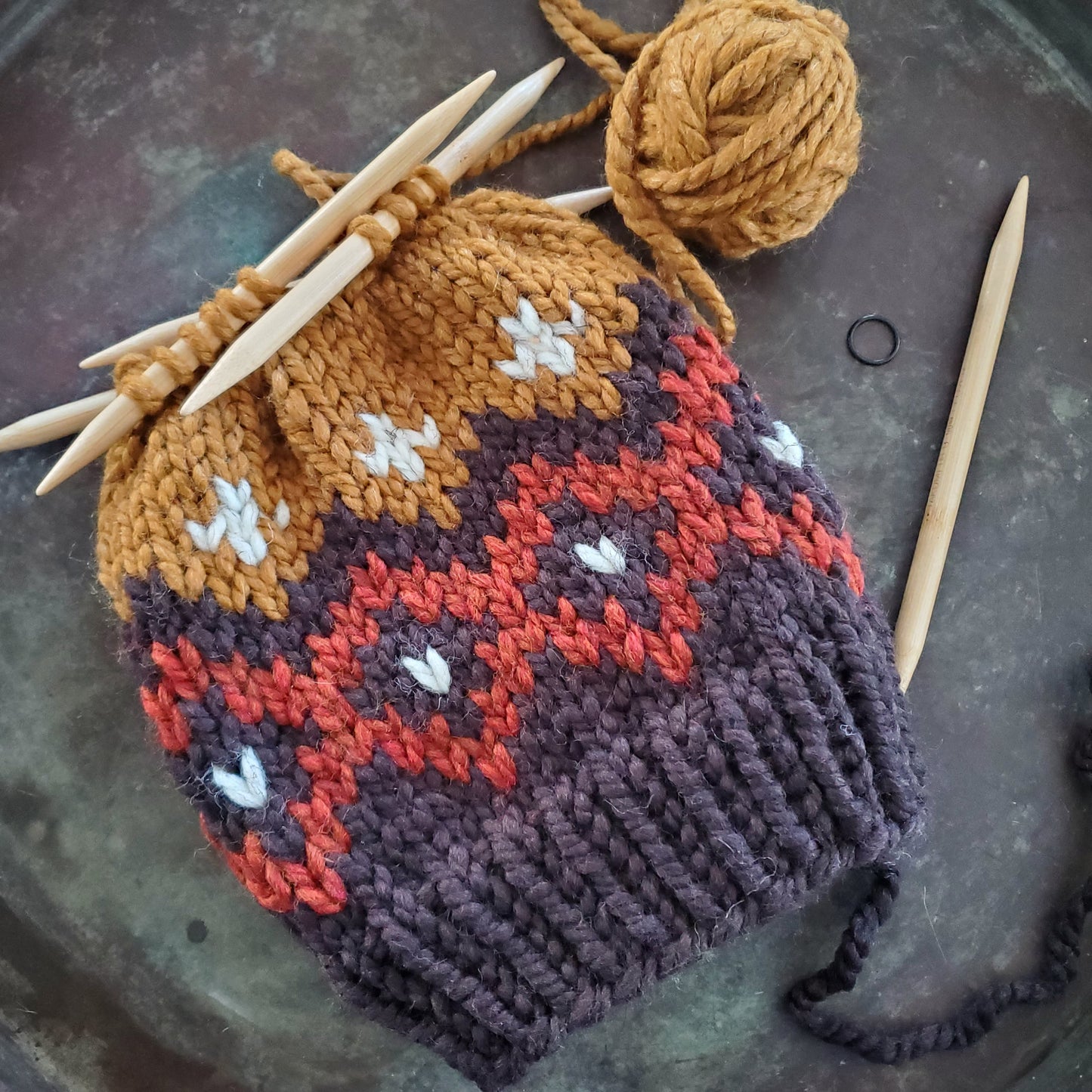 Devil's Kettle Hat Knitting Pattern