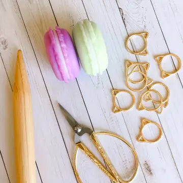 Large Cat Stitch Markers (Set of 10)