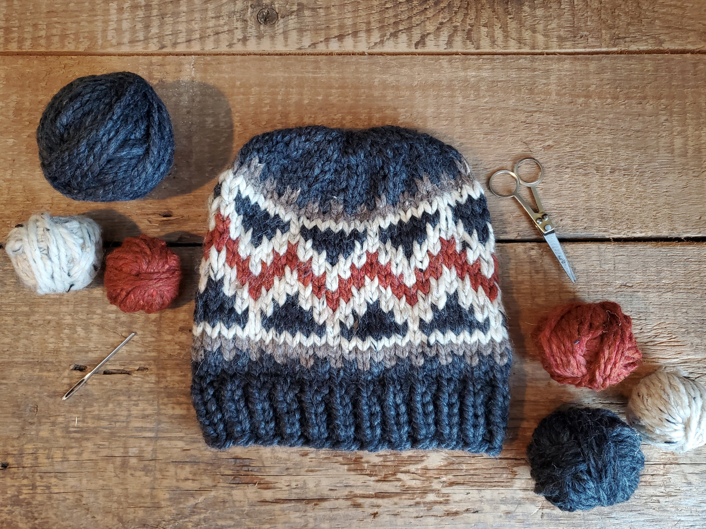 Gunflint Trail Hat Knitting Pattern