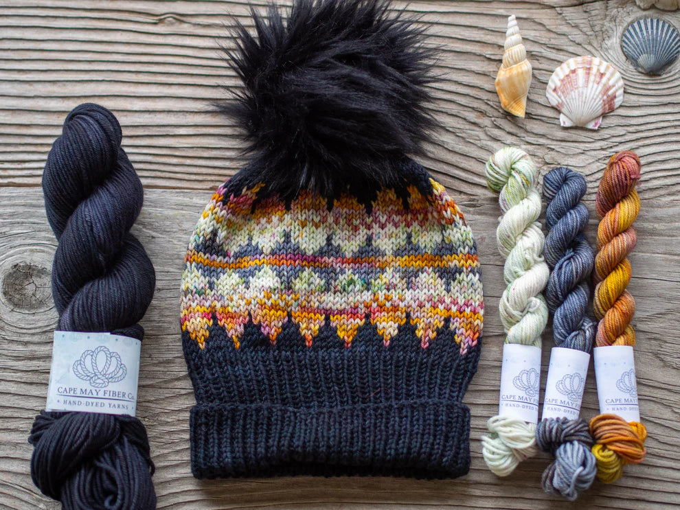 Cape May Fiber Co | Joulukuu Hat DK Knitting Kit