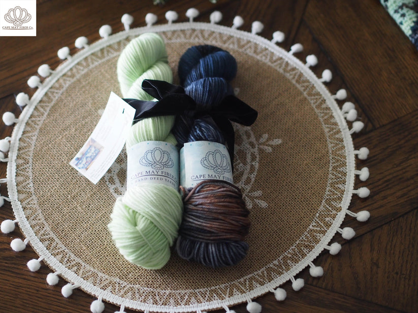 Cape May Fiber Co | Luna Moth Cowl Knitting Kit