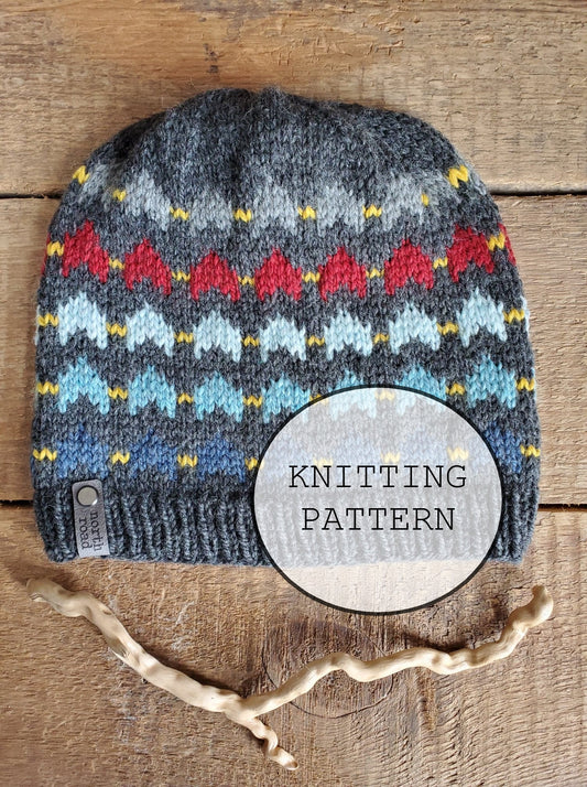 Northern Points Hat Knitting Pattern