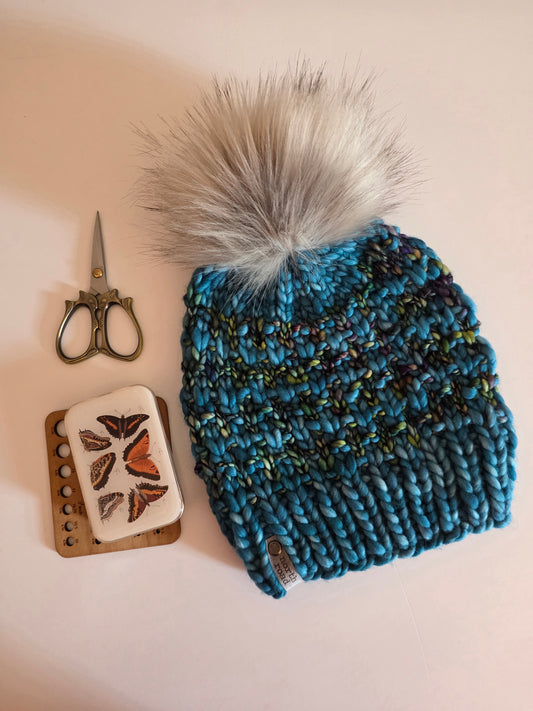 Merino Wool Pom Hat