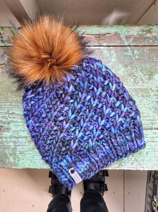 Merino Wool Pom Hat