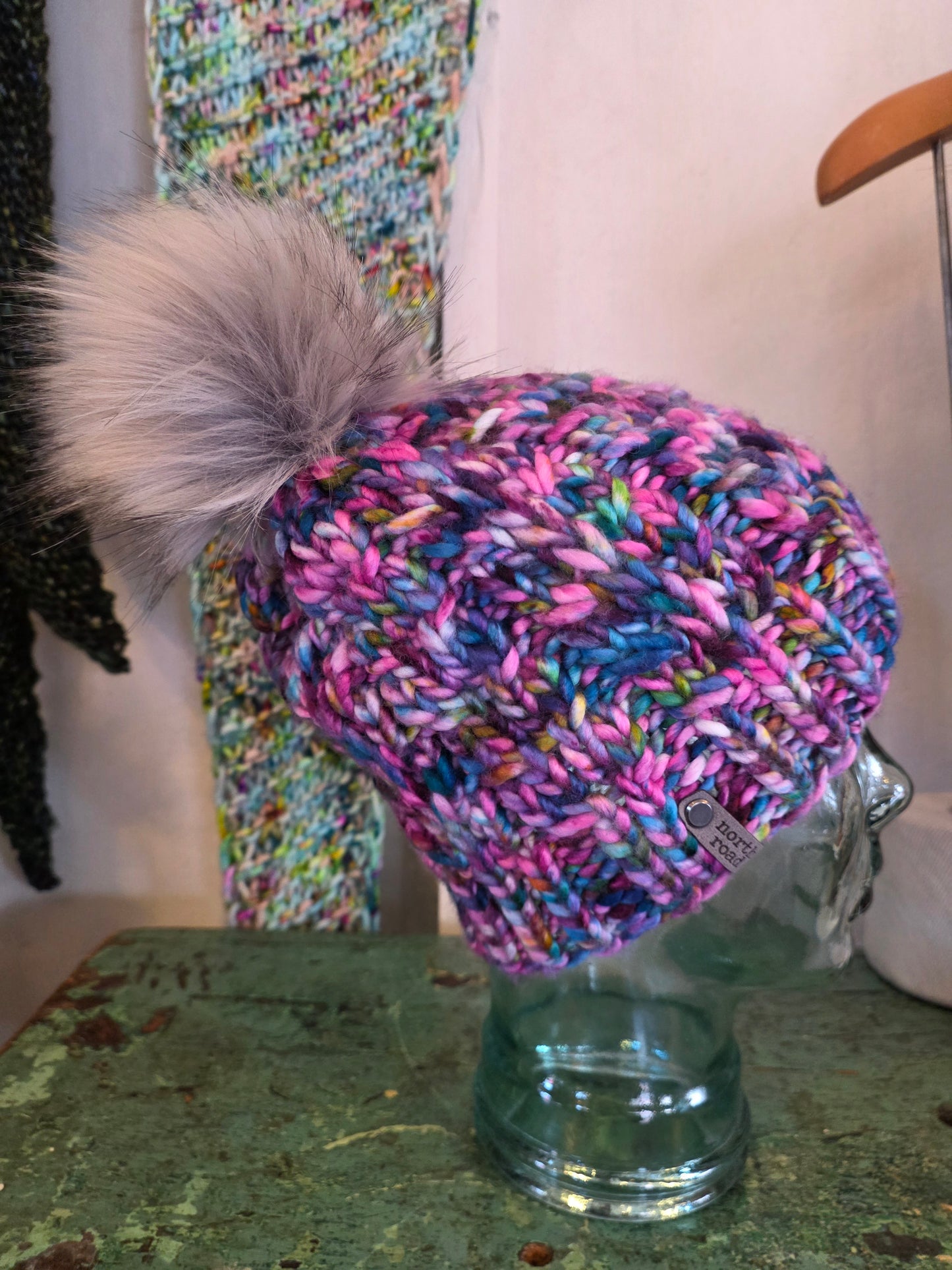 Merino Wool Pom Hat