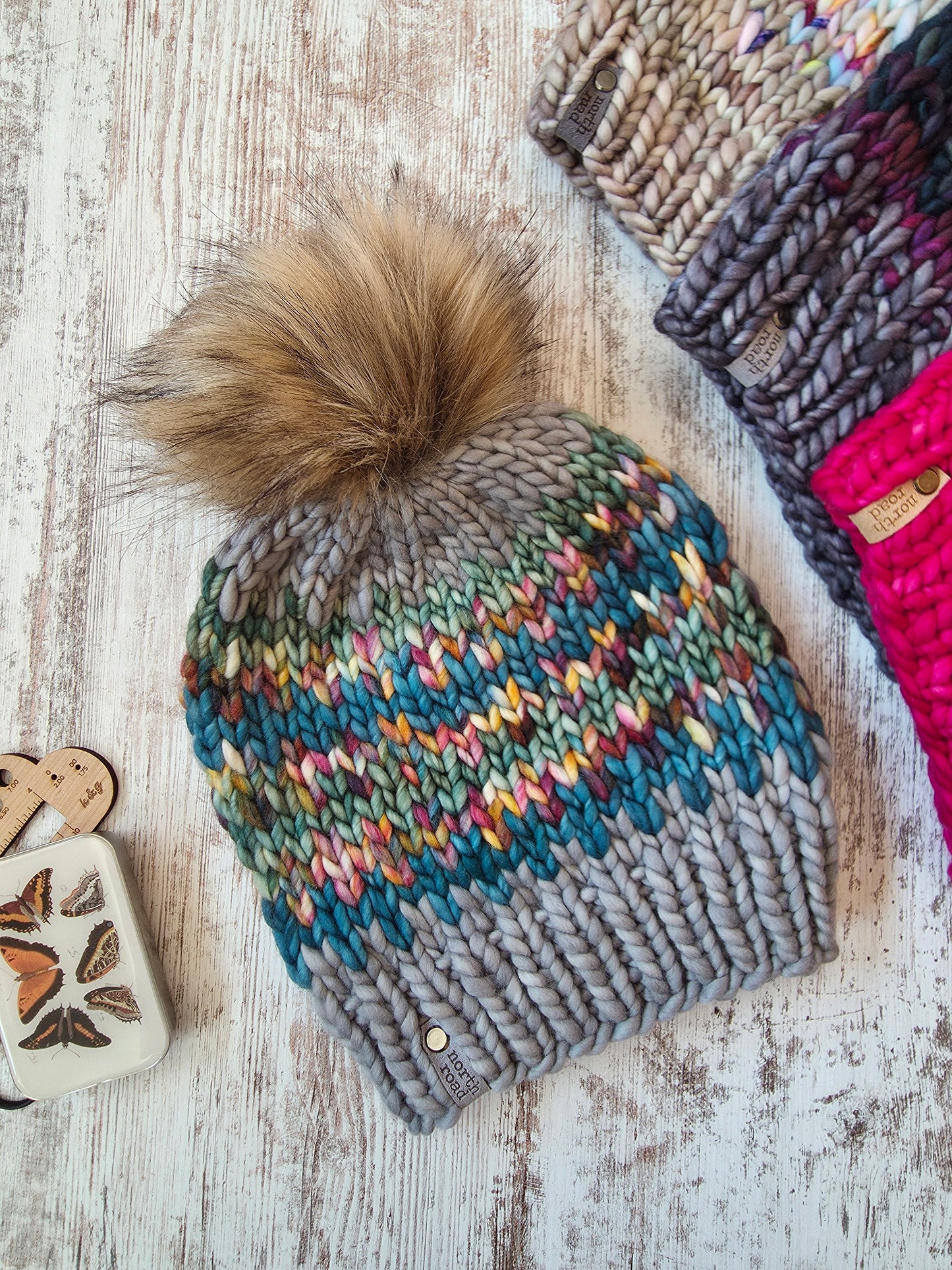 Merino Wool Pom Hat
