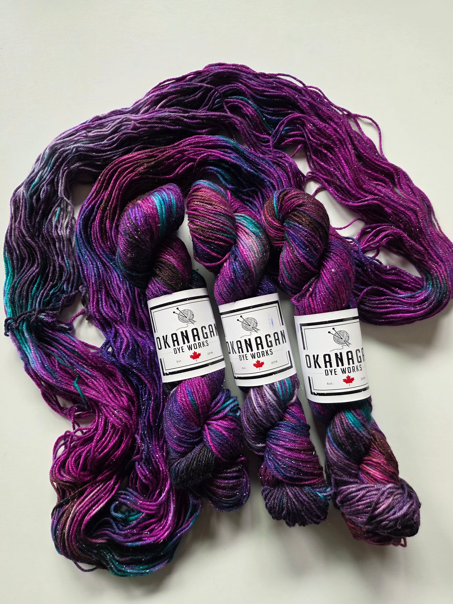 Okanagan Dye Works | Worsted Sparkle | Galaxy