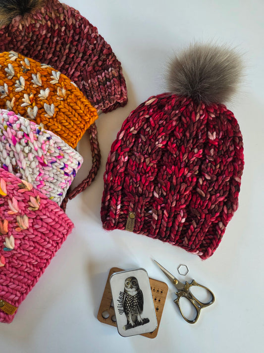 Merino Wool Pom Hat