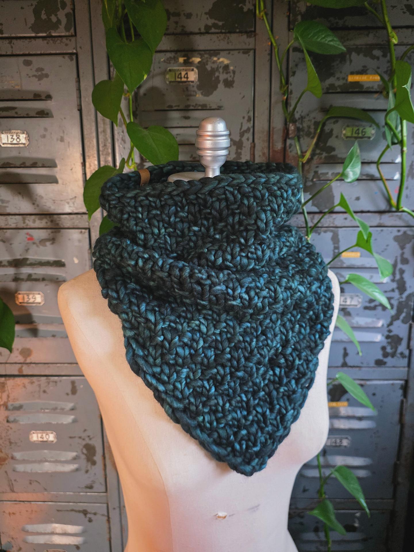 Merino Wool Bandana Cowl