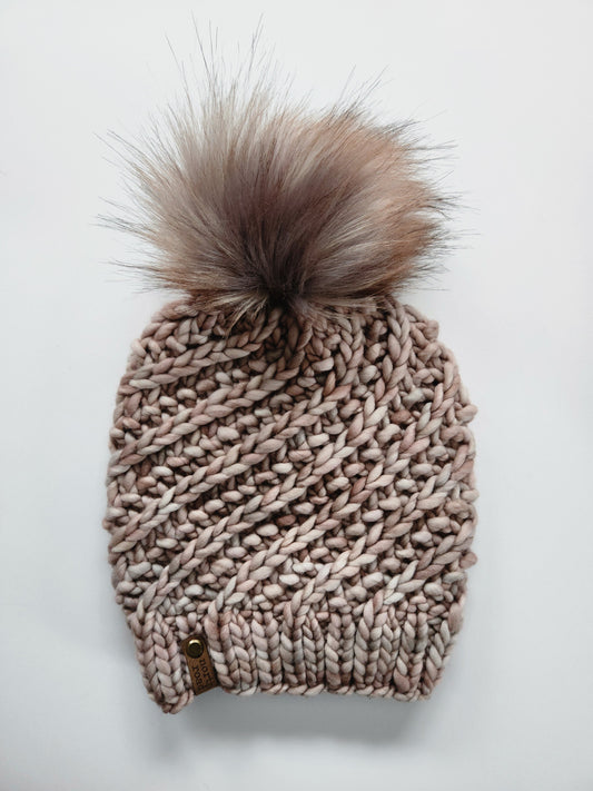 Merino Wool Pom Hat