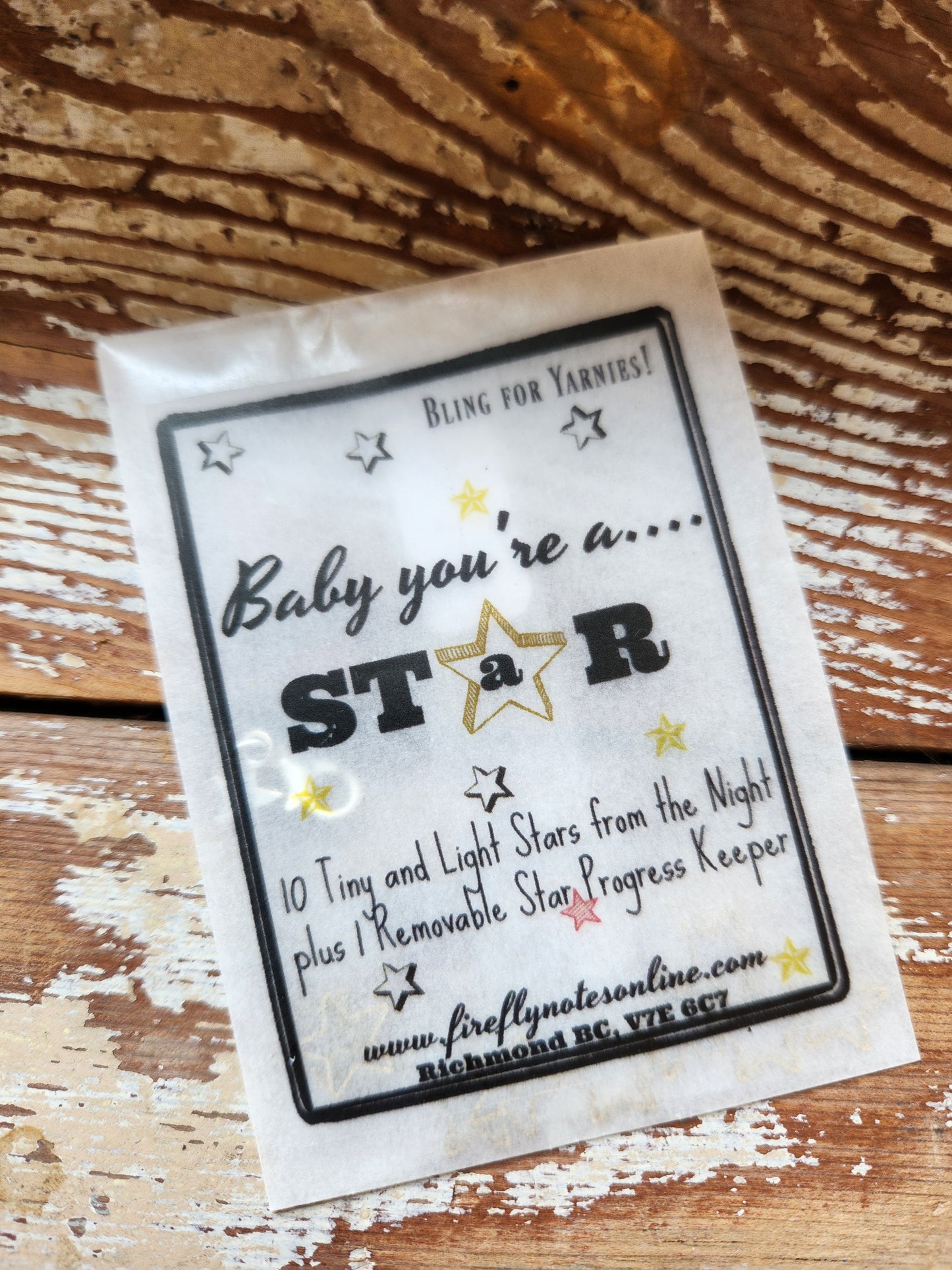 Star Stitch Markers Set of 10