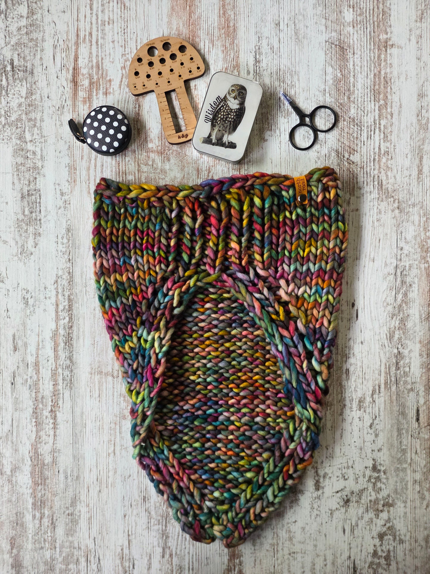 Merino Wool Bandana Cowl