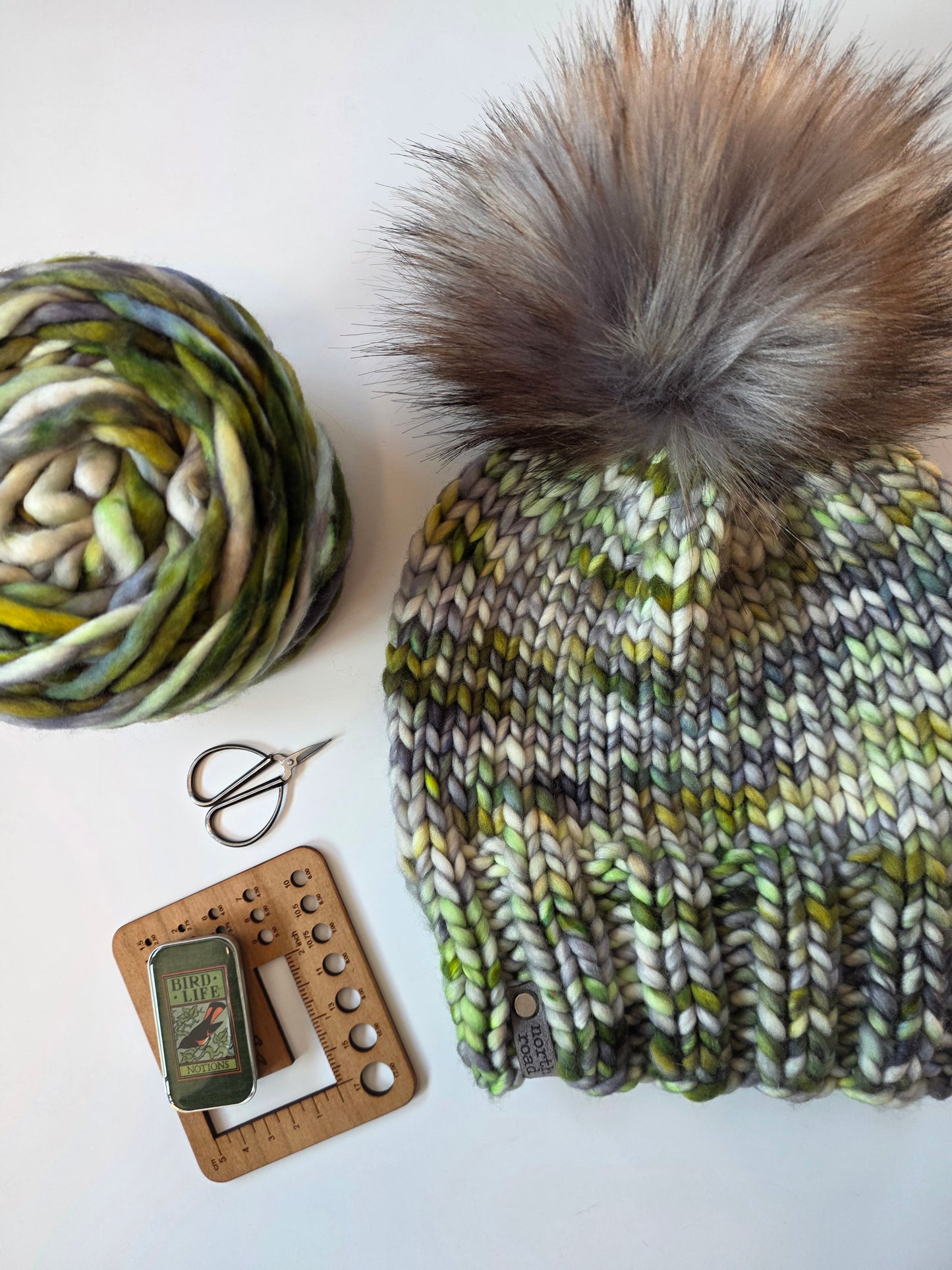 Merino Wool Pom Hat