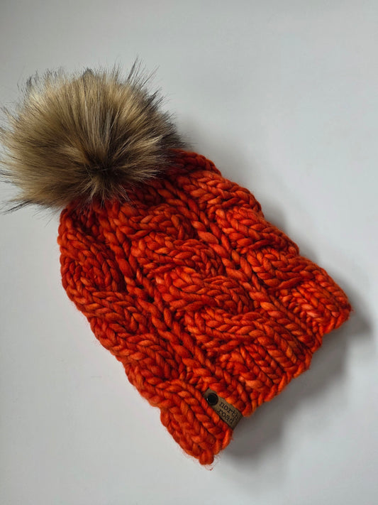 Merino Wool Pom Hat