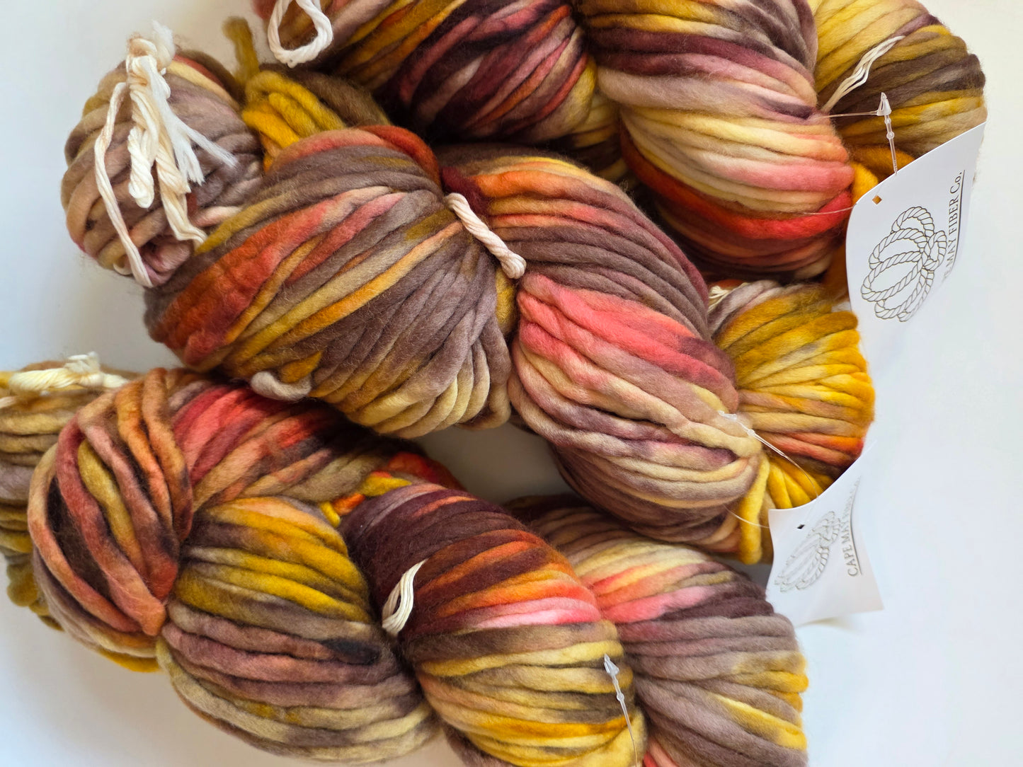 Cape May Fiber | Super Bulky Superwash | Crispy Leaves