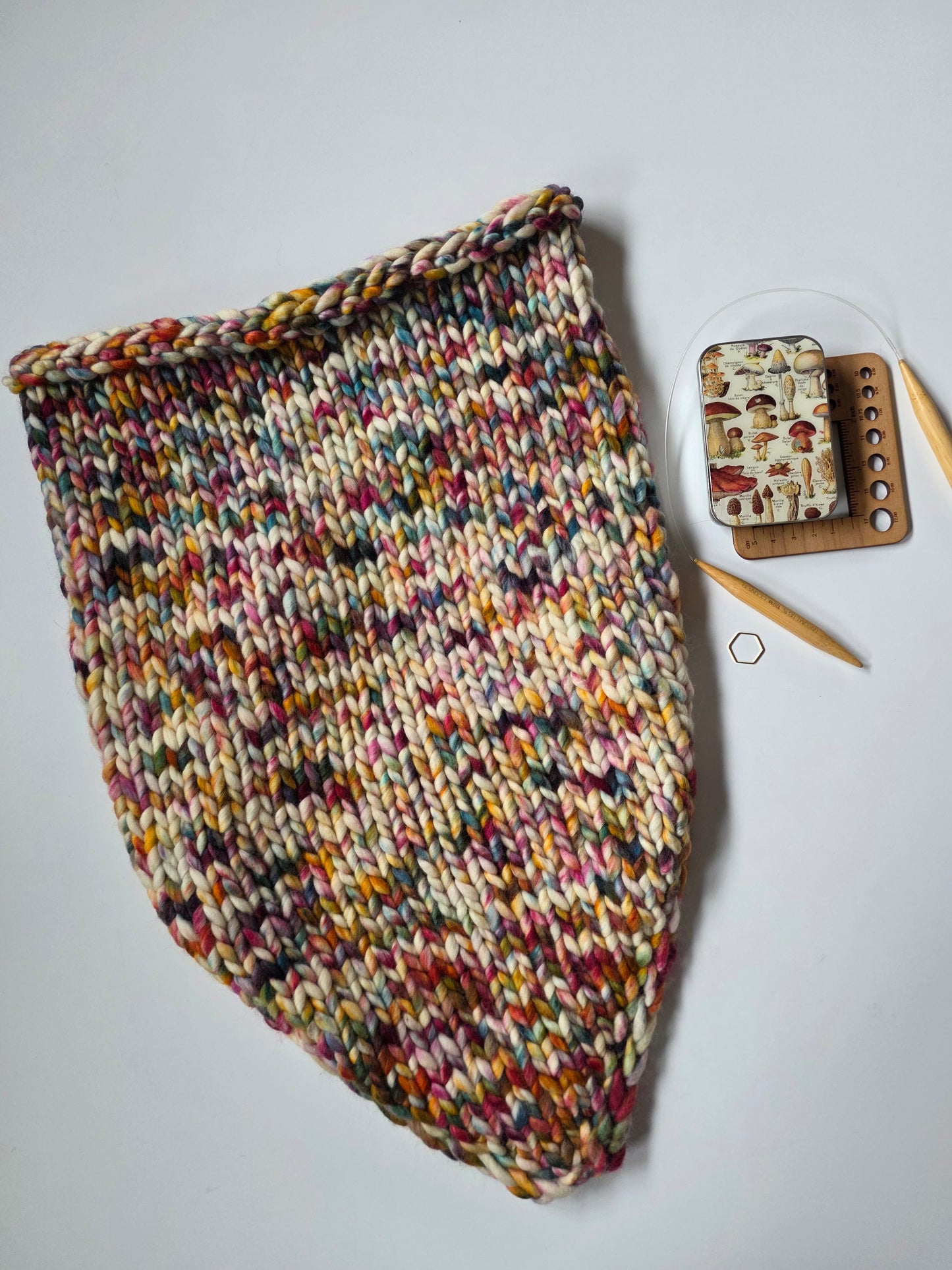 Merino Wool Bandana Cowl