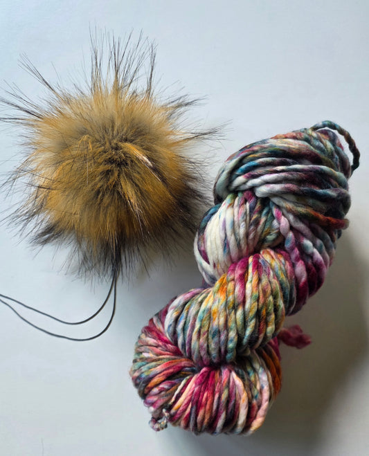 Yarn and Pom Bundle | Malabrigo Rasta | Molino