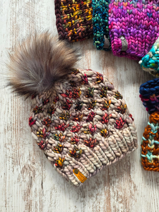 Merino Wool Pom Hat