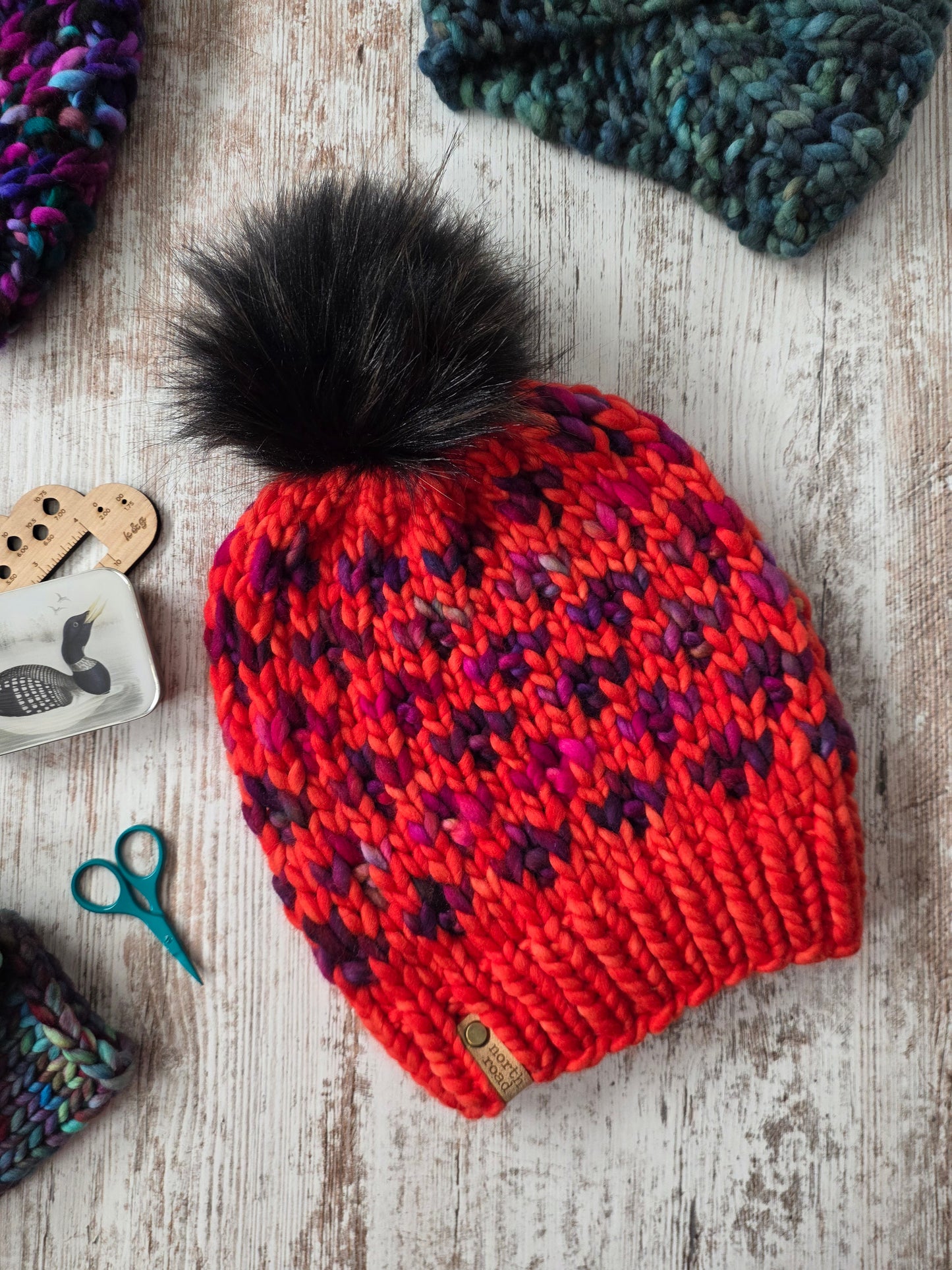 Merino Wool Pom Hat