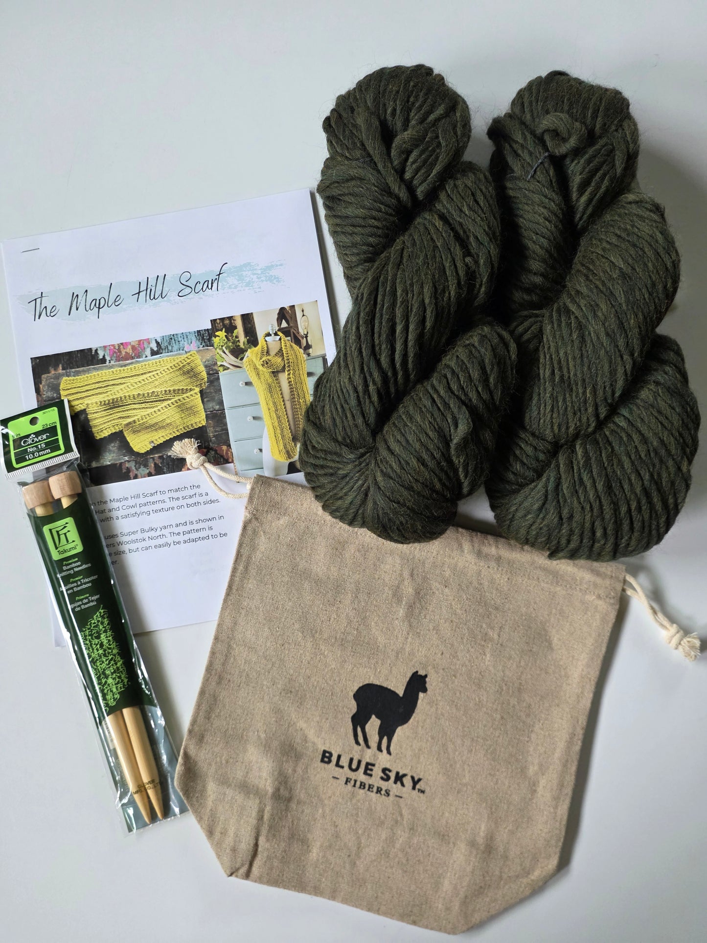Maple Hill Scarf Knitting Kit | Wild Thyme