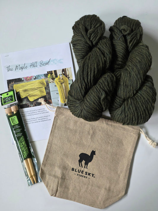 Maple Hill Scarf Knitting Kit | Wild Thyme