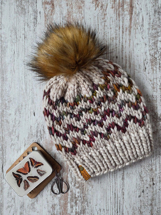 Merino Wool Pom Hat