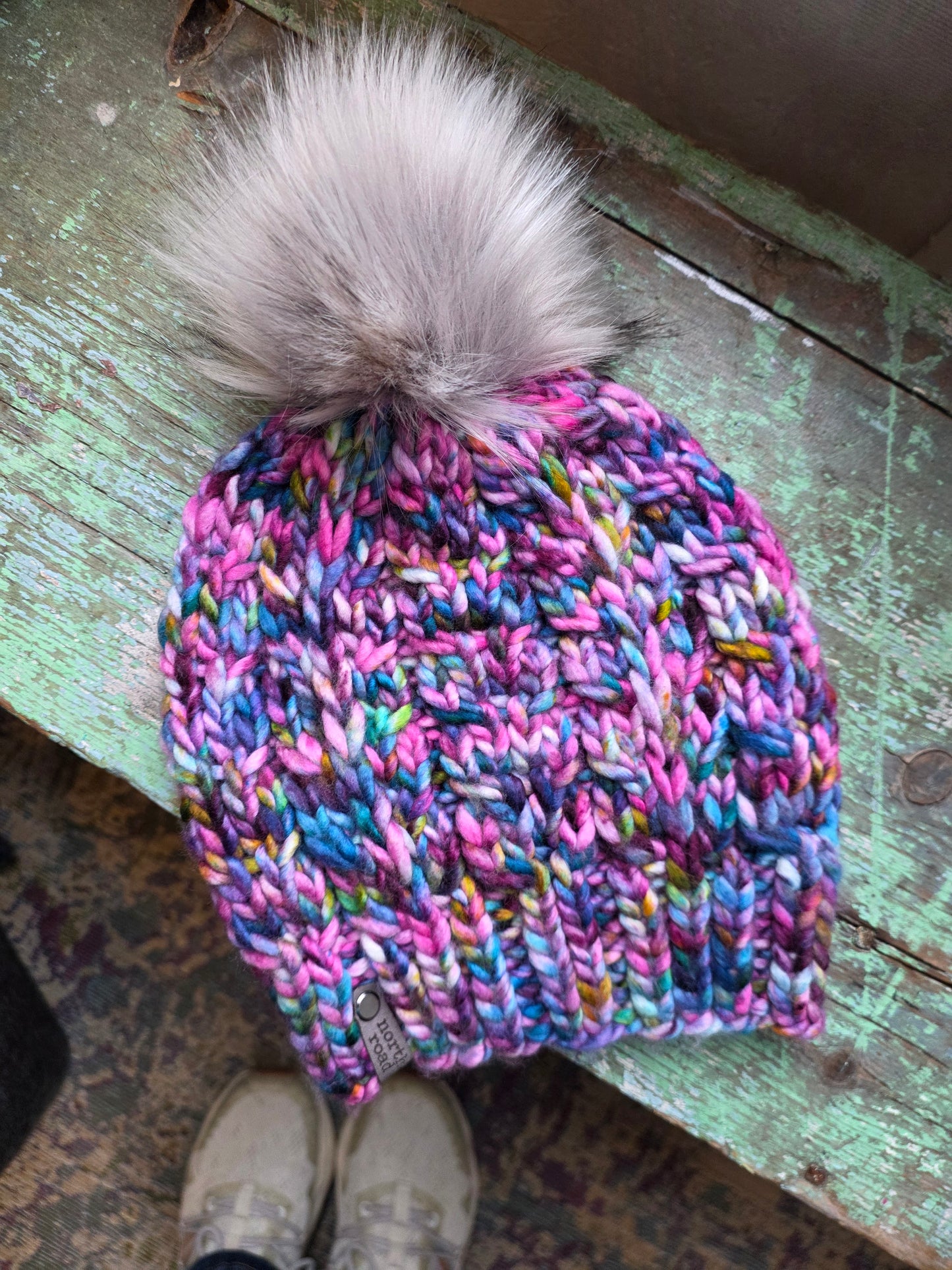 Merino Wool Pom Hat