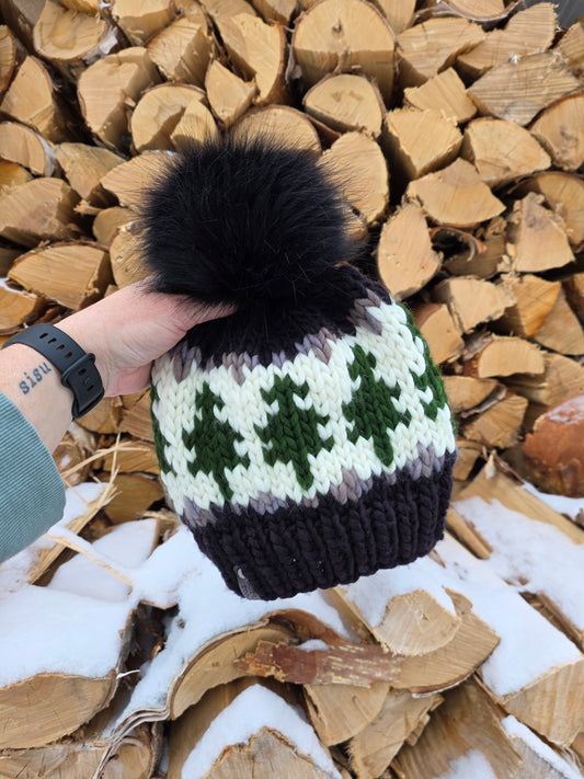 Merino Wool Pom Hat