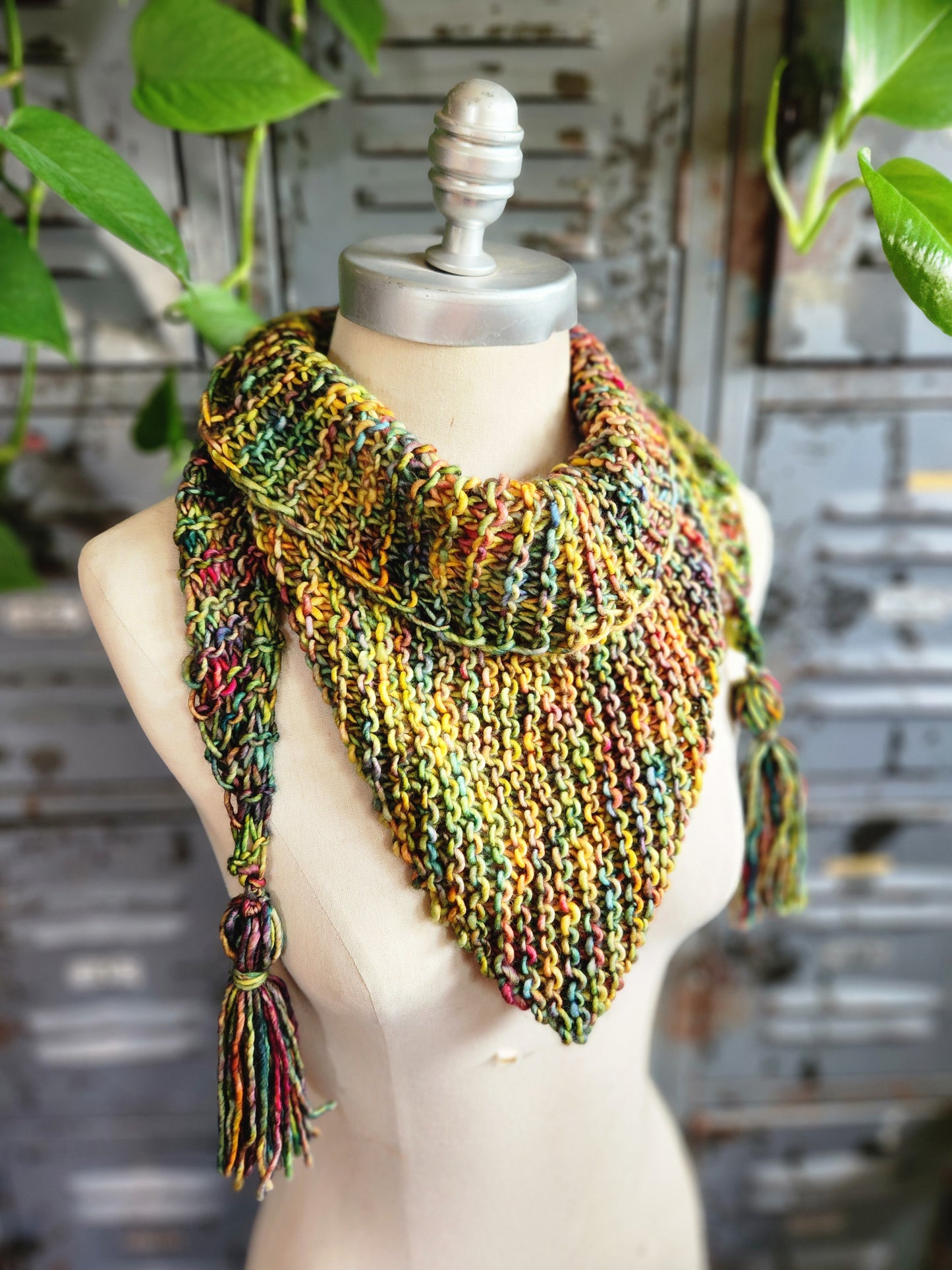 Merino Wool Bandana Scarf