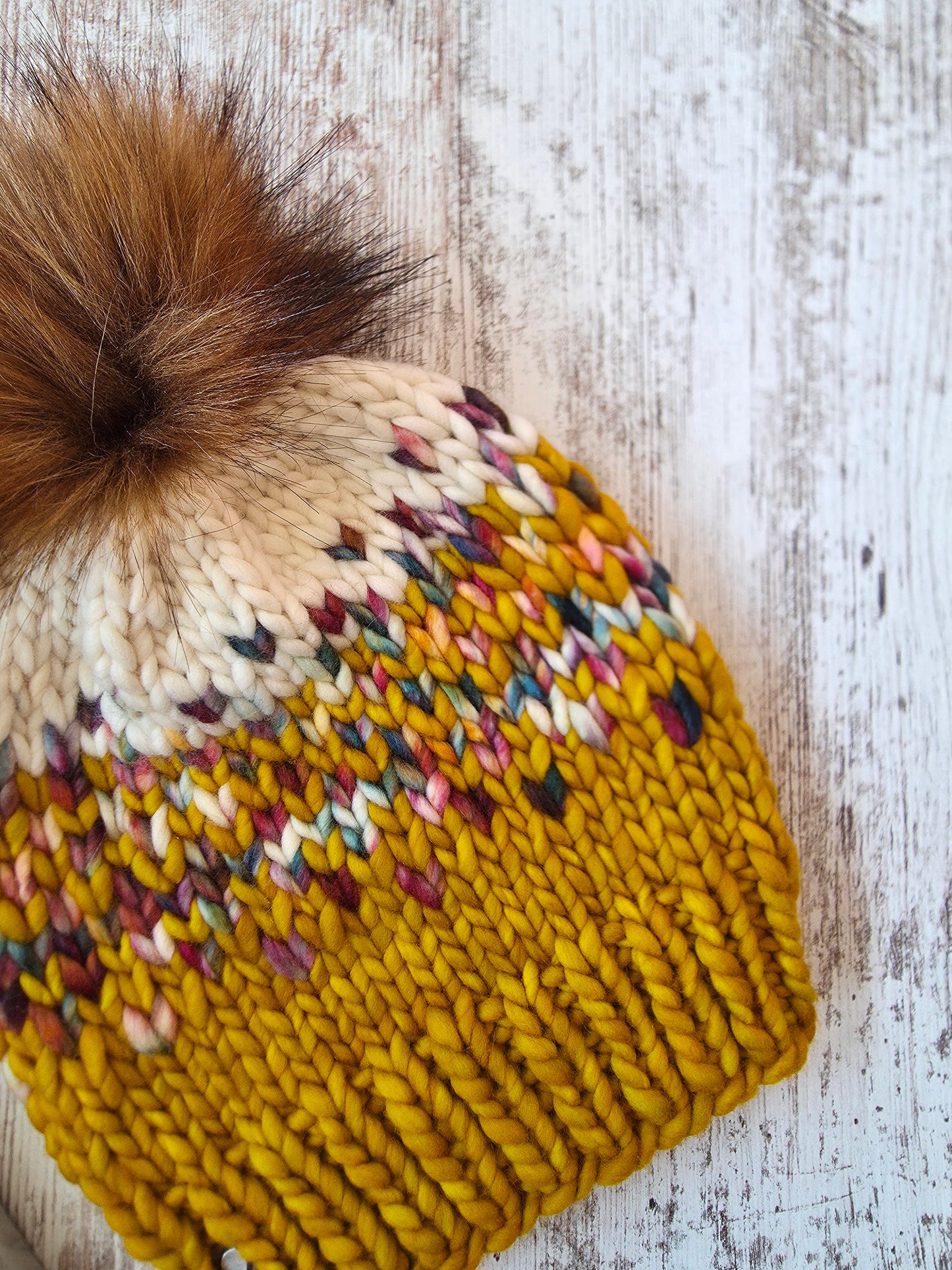 Merino Wool Pom Hat