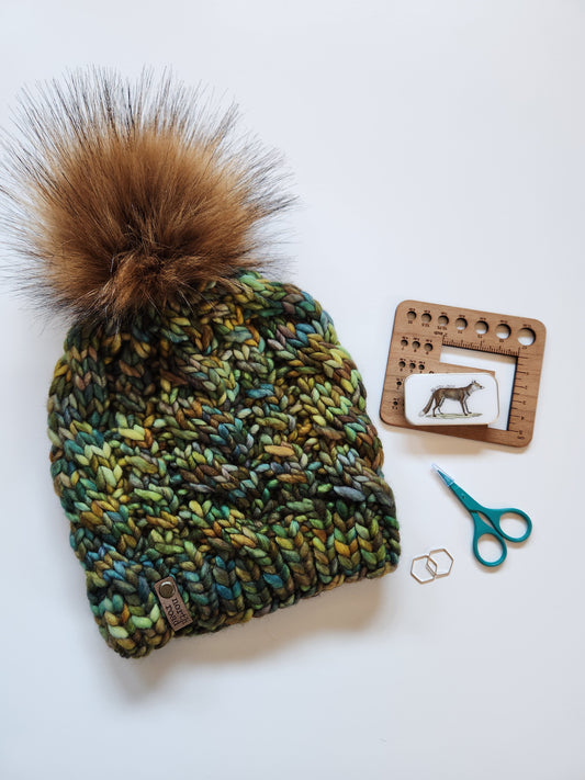 Merino Wool Pom Hat