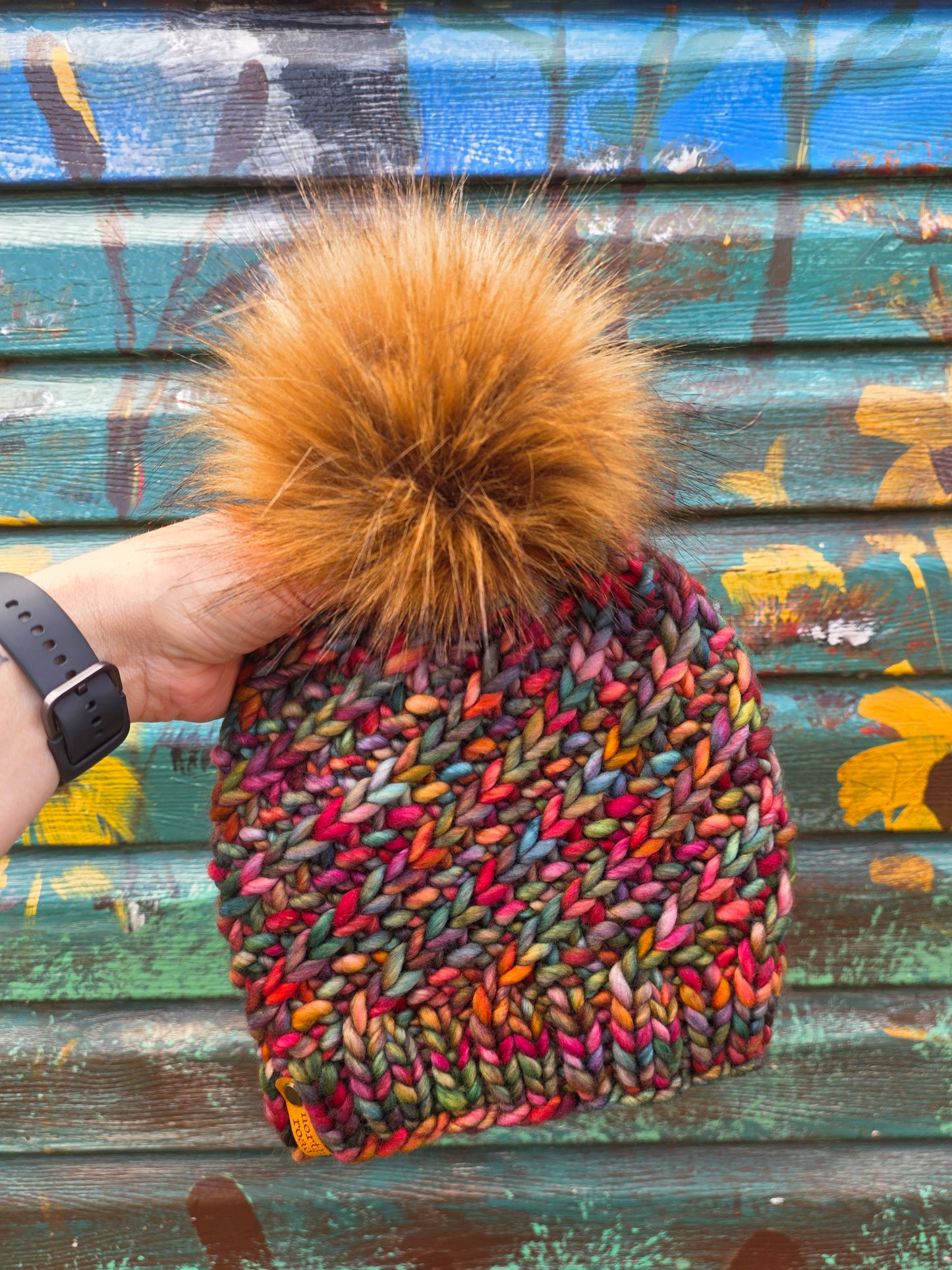 Merino Wool Pom Hat