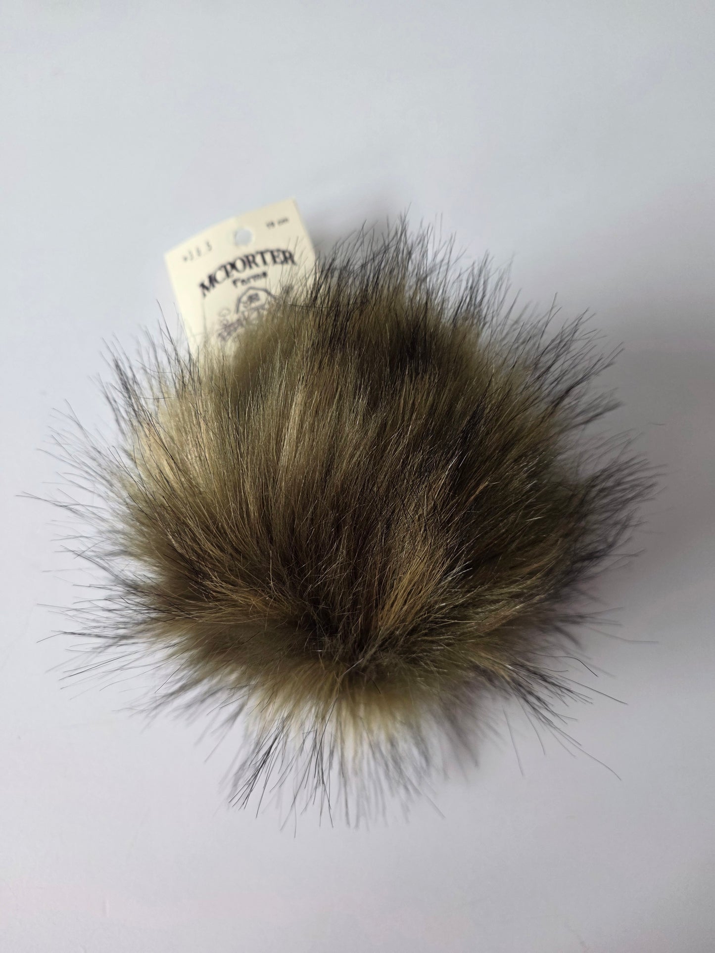 McPorter Farms | Faux Raccoon Fur Pom | 305