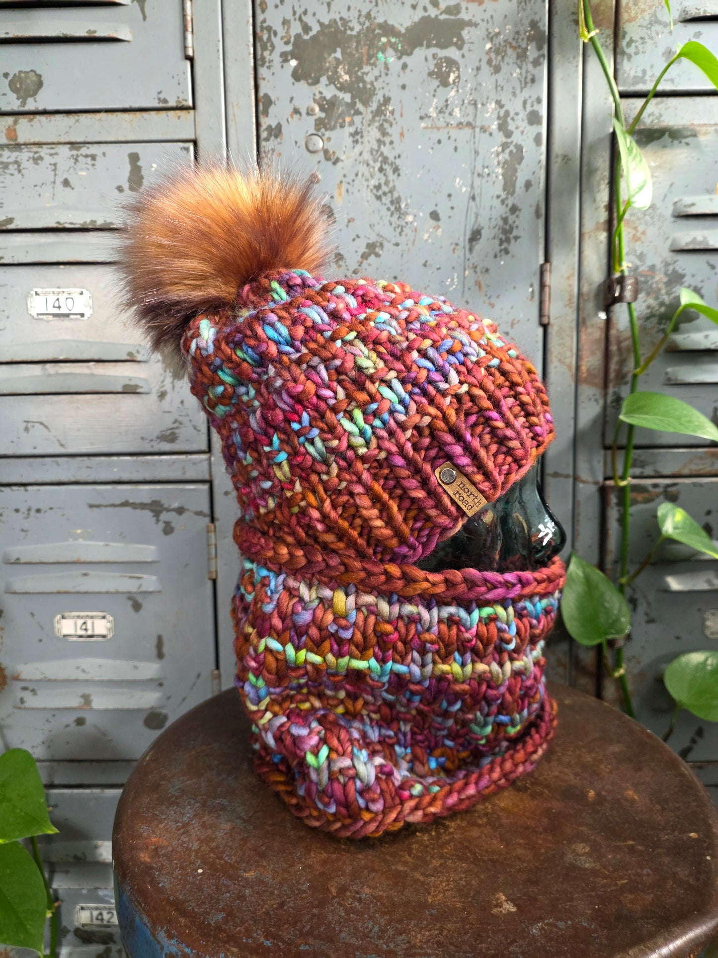 Merino Wool Hat and Cowl Set