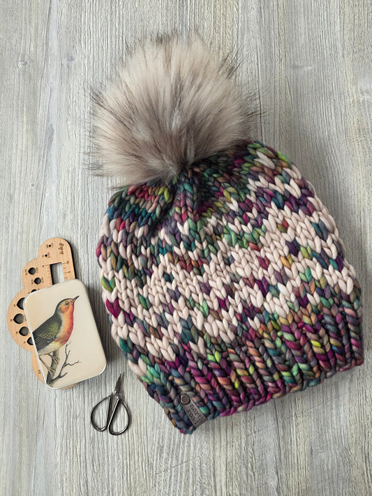 Merino Wool Pom Hat
