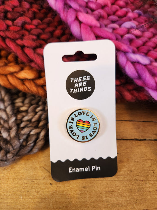 Love is Love Enamel Pin