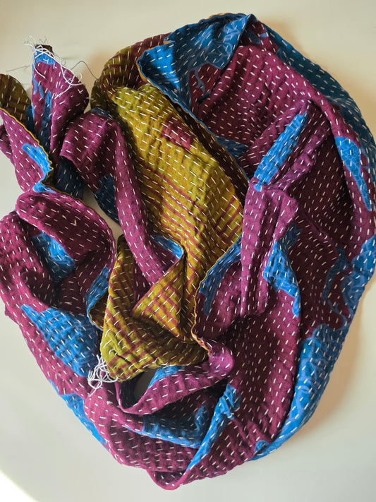 Kantha Scarf