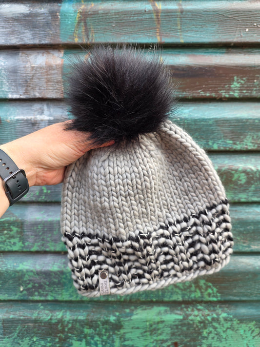Merino Wool Pom Hat